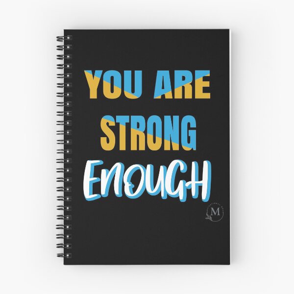 Item preview, You are strong enough uplifting quotes designed and sold by Motivational-m.