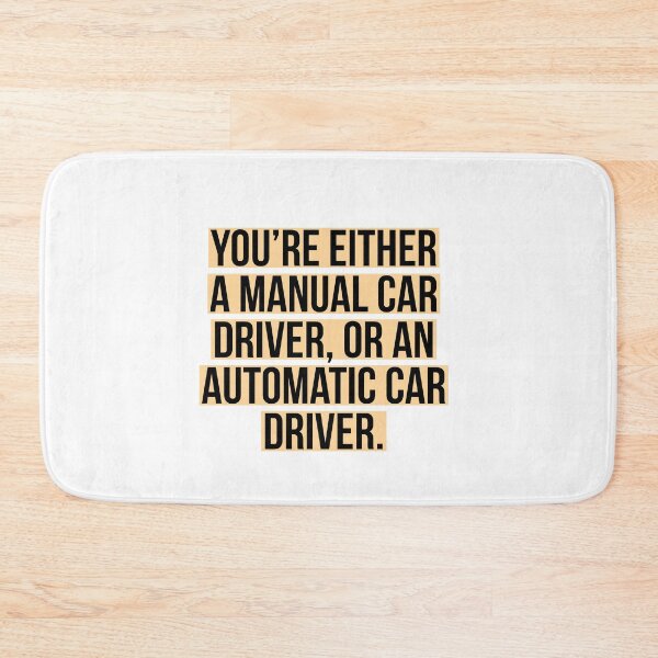 Item preview, Manual car driver, or an automatic car driver. designed and sold by Andrew Hopgood.