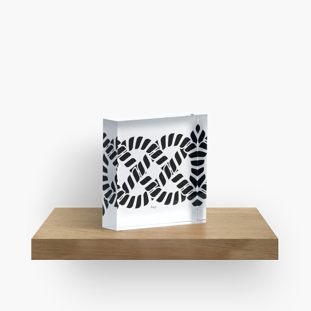 KNOT design Acrylic Block