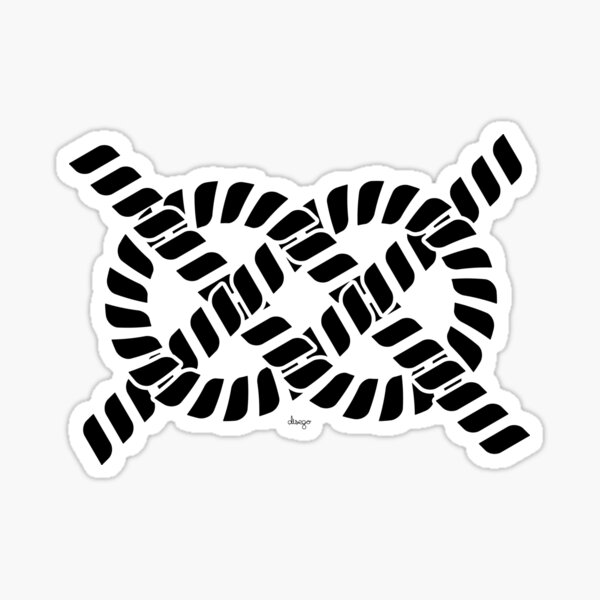 KNOT design Sticker