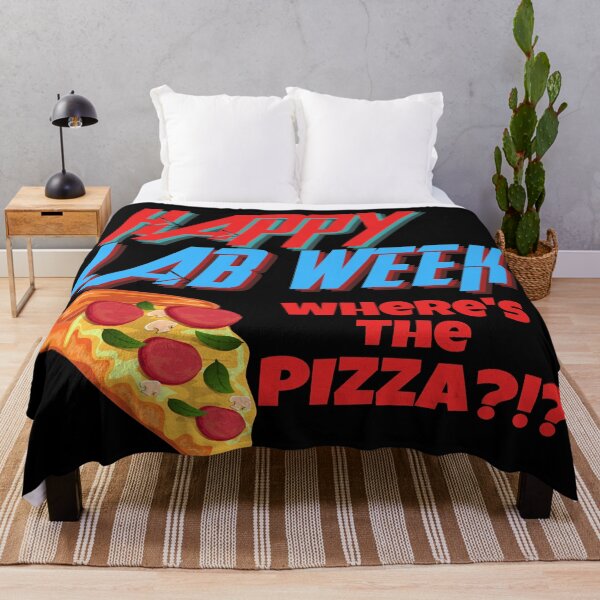 Item preview, HAPPY LAB WEEK WHERES THE PIZZA?!? FUNNY MEDICAL LABORATORY SCIENTIST  designed and sold by Hippiesole.