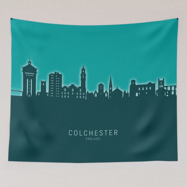 Item preview, Colchester England Skyline designed and sold by ArtPrints.