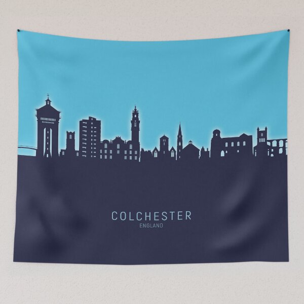 Item preview, Colchester England Skyline designed and sold by ArtPrints.