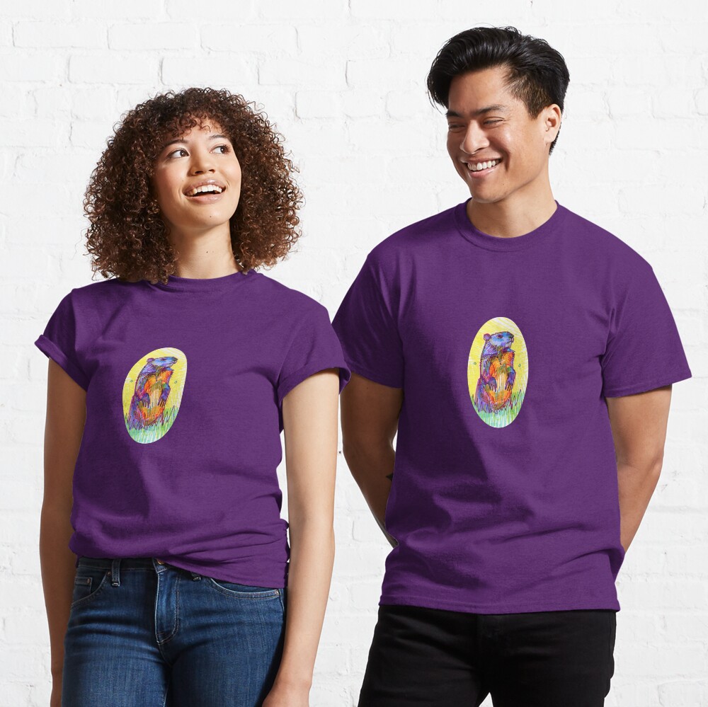 Groundhog Drawing - 2011 Classic T-Shirt