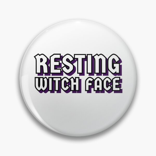 Item preview, Resting witch face designed and sold by LaaRose.