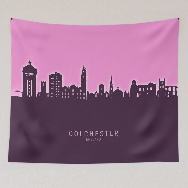 Item preview, Colchester England Skyline designed and sold by ArtPrints.