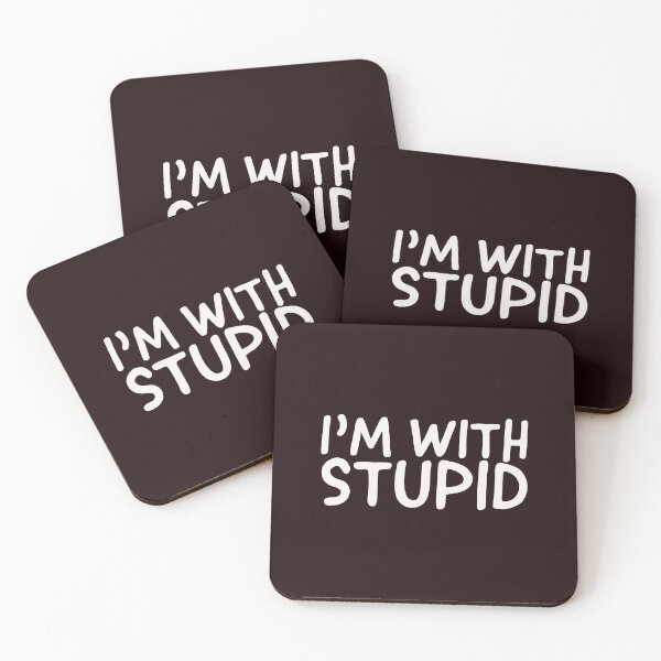 Item preview, I’m with stupid designed and sold by Valicourt.