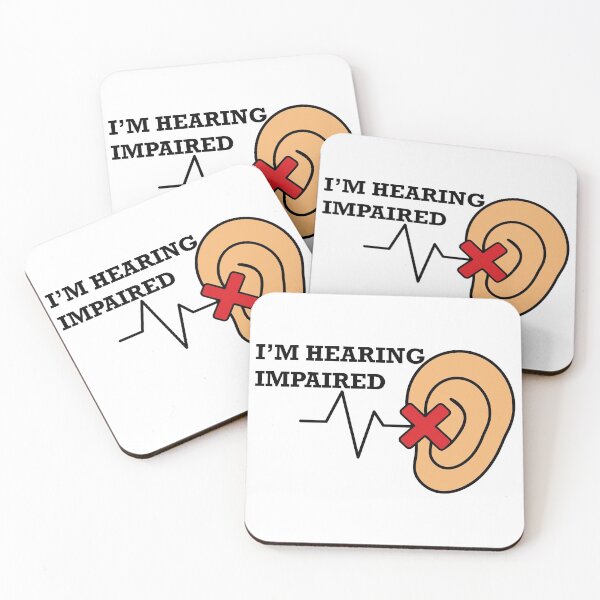 Item preview, I'm hearing impaired designed and sold by CHVRDesing.