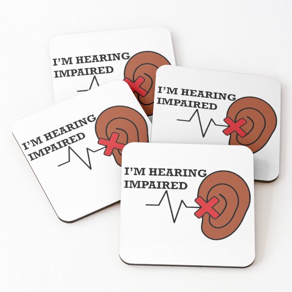 Item preview, I'm hearing impaired designed and sold by CHVRDesing.