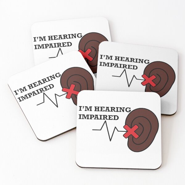 Item preview, I'm hearing impaired designed and sold by CHVRDesing.