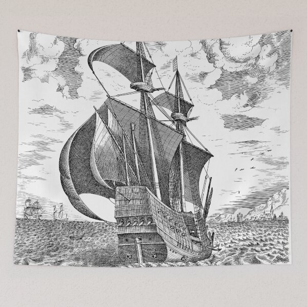 Item preview, Galleon portrait. designed and sold by emphatic.