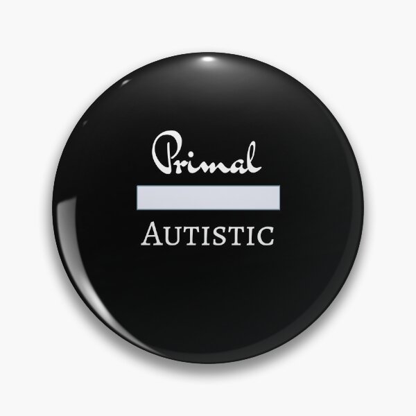 Item preview, Primal Autistic (Blue Bar, Black) designed and sold by GladBlackLamb.
