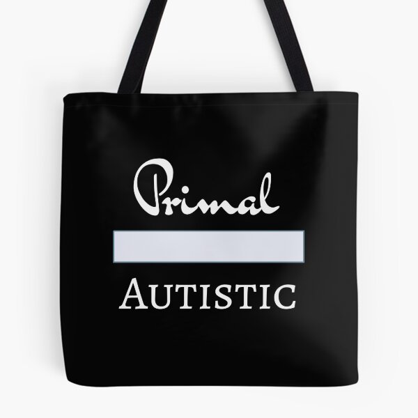 Item preview, Primal Autistic (Blue Bar, Black) designed and sold by GladBlackLamb.