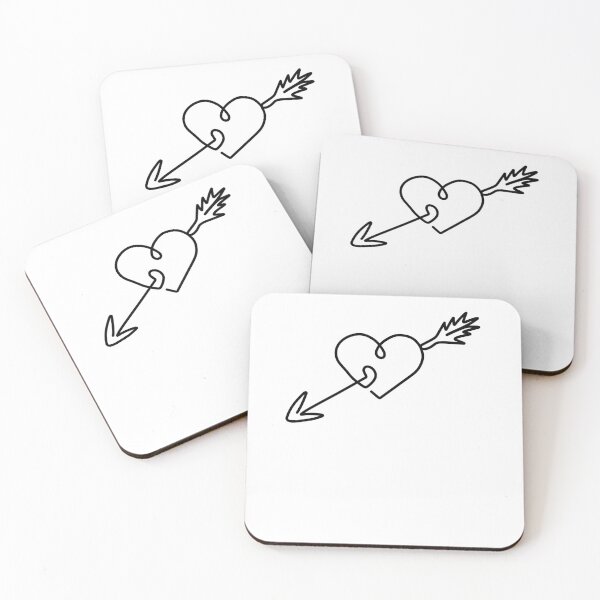 Item preview, VALENTINE'S DAY LINE ART | Cupid heart arrow couple love designed and sold by yourtravelguide.