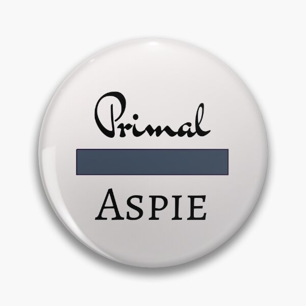 Item preview, Primal Aspie (Blue Bar, Light) designed and sold by GladBlackLamb.