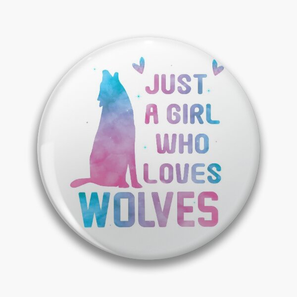 Item preview, Just a Girl Who Loves Wolves For Women T-Shirt designed and sold by bestdesigns2020.