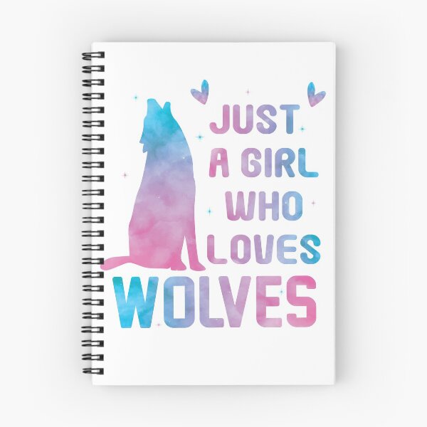 Item preview, Just a Girl Who Loves Wolves For Women T-Shirt designed and sold by bestdesigns2020.
