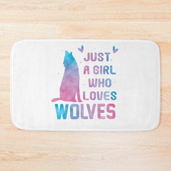 Item preview, Just a Girl Who Loves Wolves For Women T-Shirt designed and sold by bestdesigns2020.