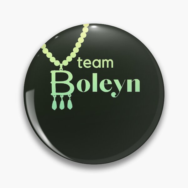 Item preview, Team Boleyn, Anne Boleyn, Six Wives necklace slogan in green designed and sold by chihuahuashower.