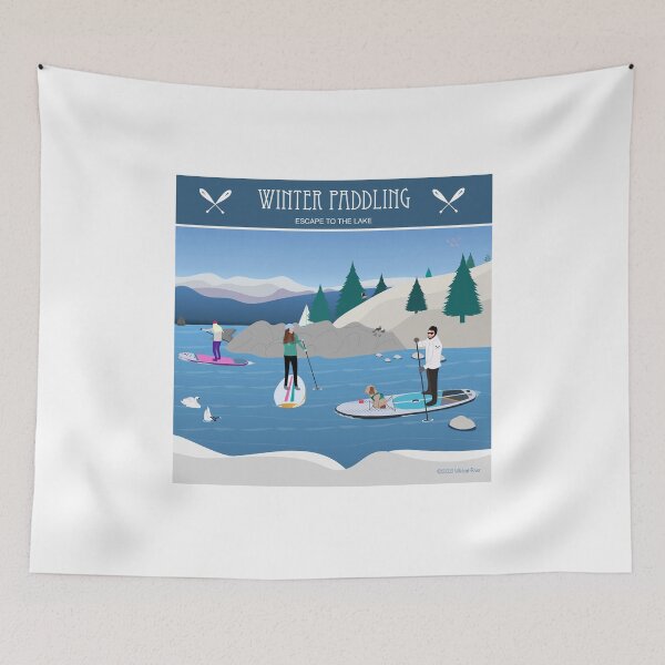 Item preview, Winter Paddling, Escape to the Lake designed and sold by WildcatRiver.