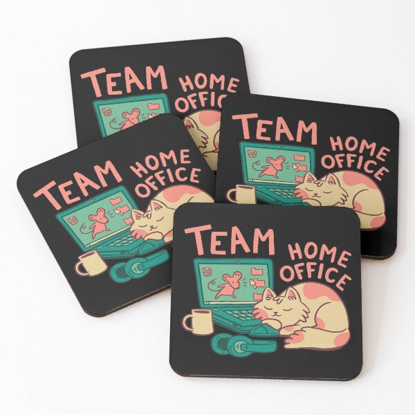 Item preview,  Team home office cat designed and sold by ElBeDesigns.