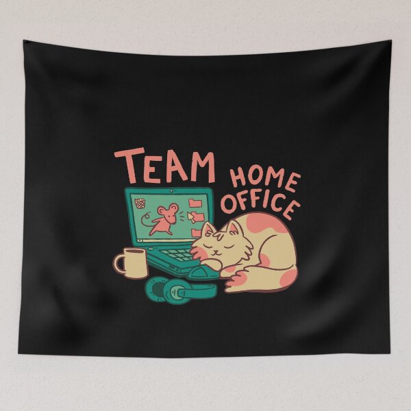 Item preview,  Team home office cat designed and sold by ElBeDesigns.