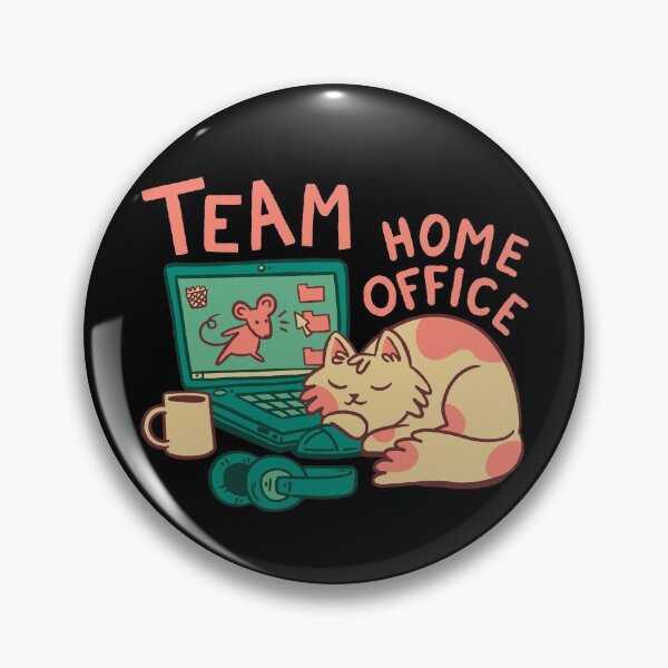 Item preview,  Team home office cat designed and sold by ElBeDesigns.