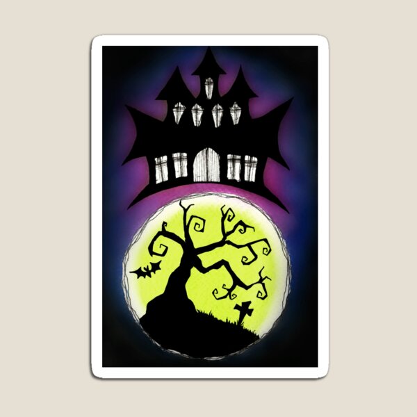 Haunted House Magnet