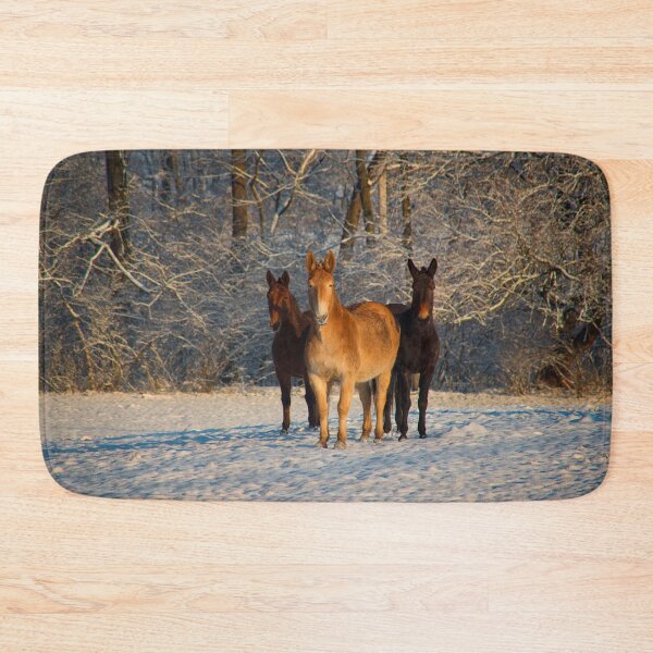 Item preview, Three Horses in Snow designed and sold by KellyHeaton.