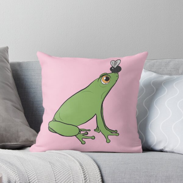 Item preview, Happy frog with fly friend  designed and sold by SadieKnightArt.