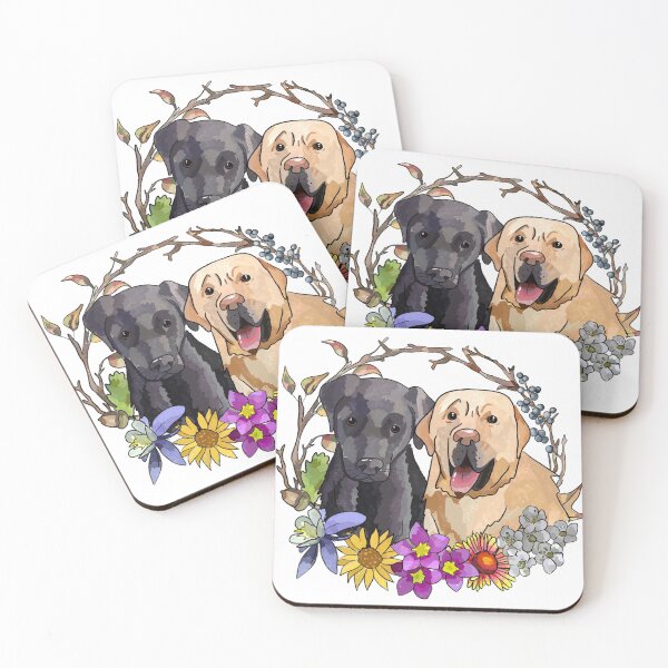 Item preview, Bean and Yukon Custom Portrait  designed and sold by Miranda Pietzsch.