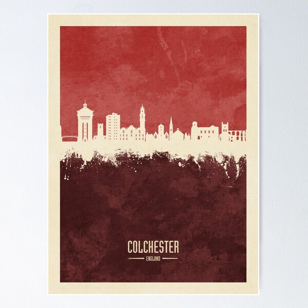 Item preview, Colchester England Skyline designed and sold by ArtPrints.
