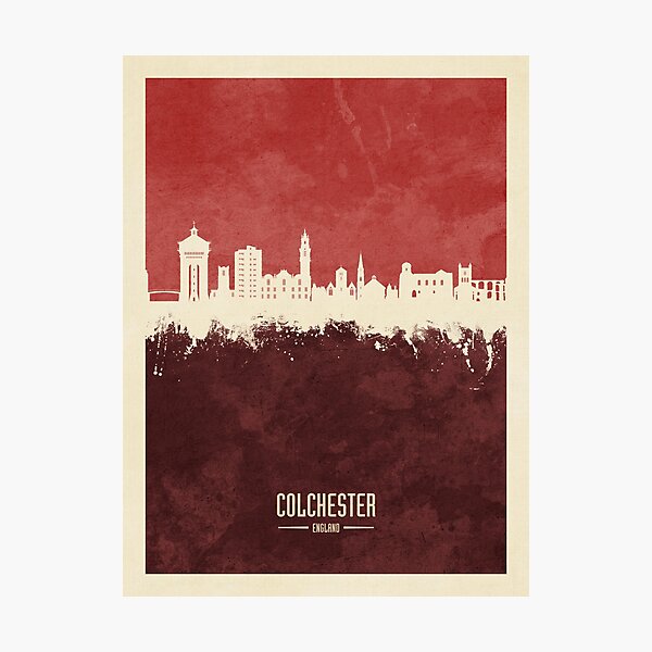 Item preview, Colchester England Skyline designed and sold by ArtPrints.