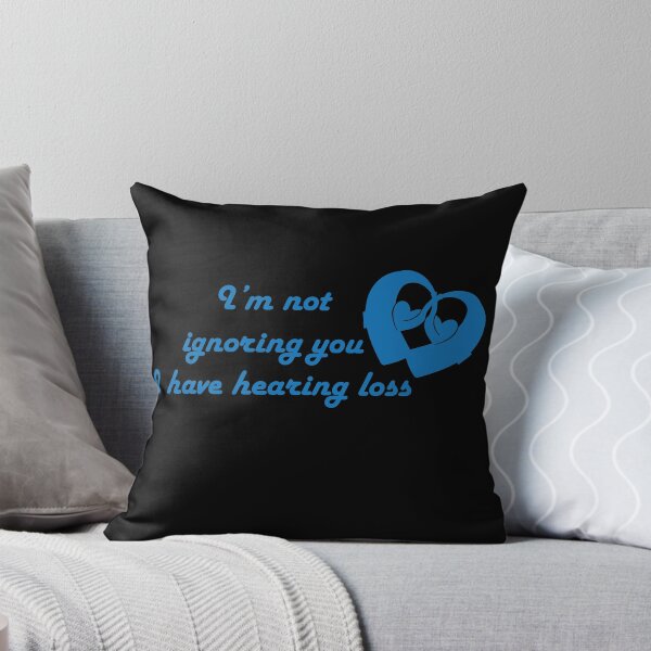 Item preview, I'm not ignoring you I have hearing loss blue in black designed and sold by CHVRDesing.