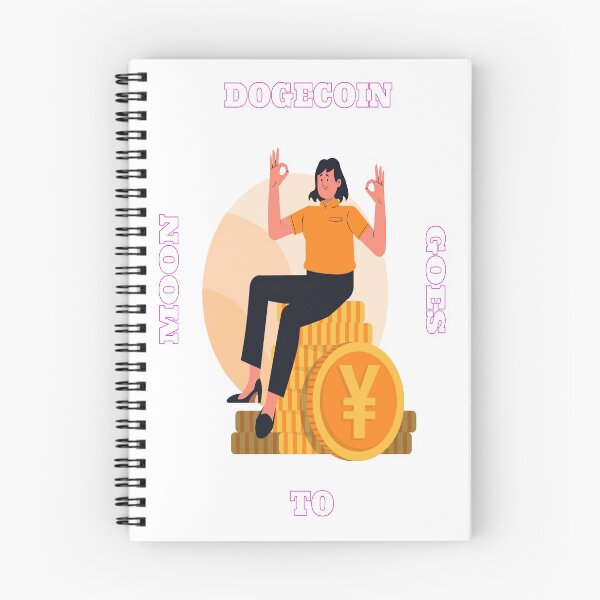 Item preview, Dogecoin goes to moon funny design designed and sold by Rajzone.