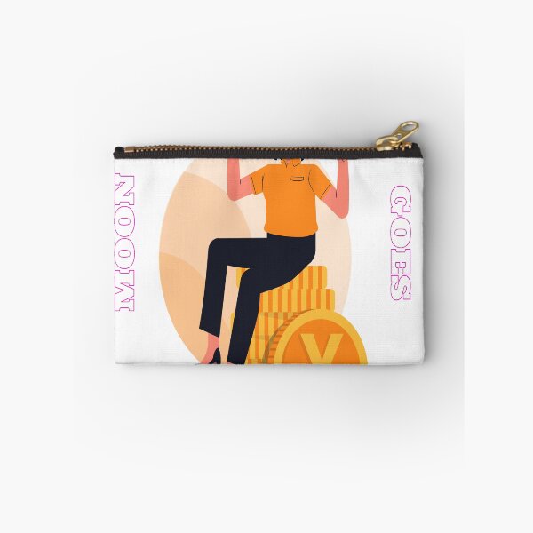 Item preview, Dogecoin goes to moon funny design designed and sold by Rajzone.