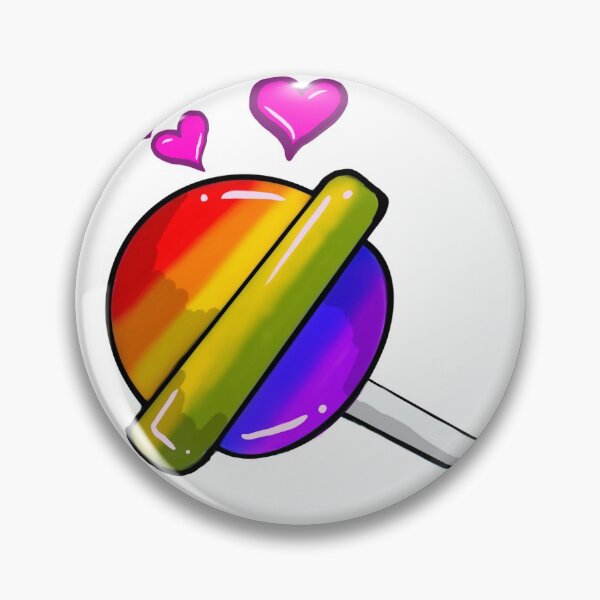 Artikelvorschau, LGBTQ Pride Lutscher entworfen und verkauft von Samantha Glenn.