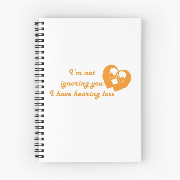 Item preview, I'm not ignoring you I have hearing loss yellow in white designed and sold by CHVRDesing.