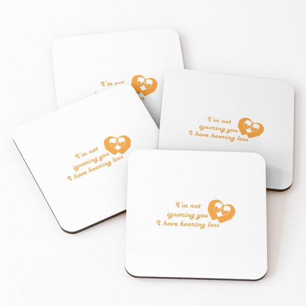 Item preview, I'm not ignoring you I have hearing loss yellow in white designed and sold by CHVRDesing.