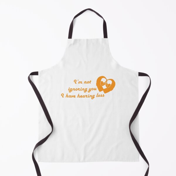 Item preview, I'm not ignoring you I have hearing loss yellow in white designed and sold by CHVRDesing.