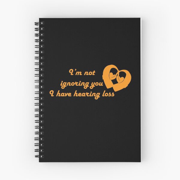 Item preview, I'm not ignoring you I have hearing loss yellow in black designed and sold by CHVRDesing.