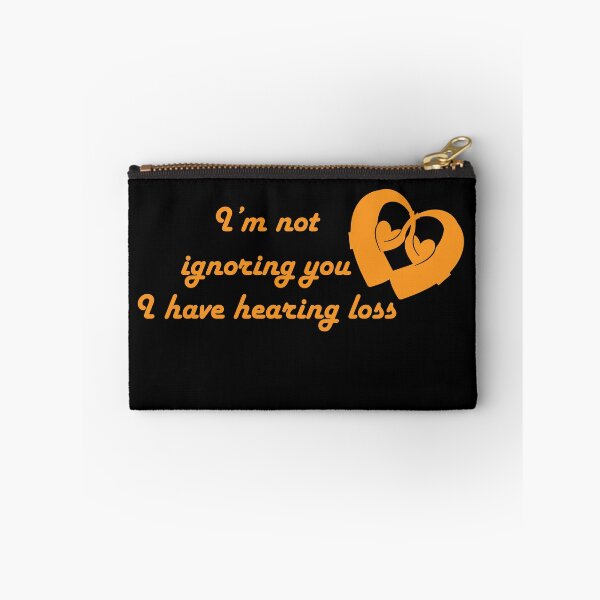 Item preview, I'm not ignoring you I have hearing loss yellow in black designed and sold by CHVRDesing.
