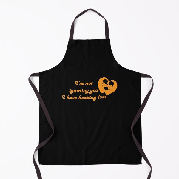 Item preview, I'm not ignoring you I have hearing loss yellow in black designed and sold by CHVRDesing.