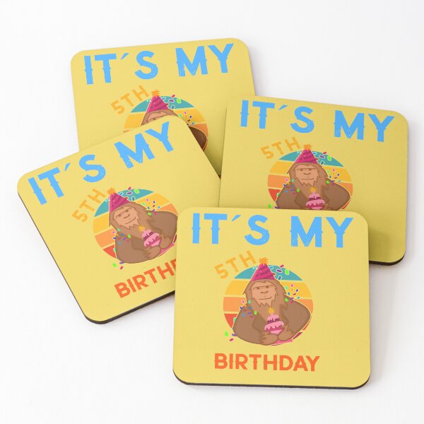 Item preview, It´s my fifth birthday designed and sold by Ayurveda Fun Store.