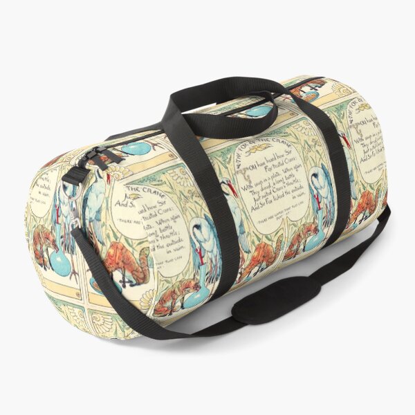 Item preview, RED FOX AND THE CRANE Art Nouveau Aesop Fables designed and sold by BulganLumini.