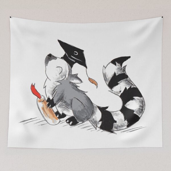 Item preview, Ring Tailed Grad designed and sold by KOKeefeArt.