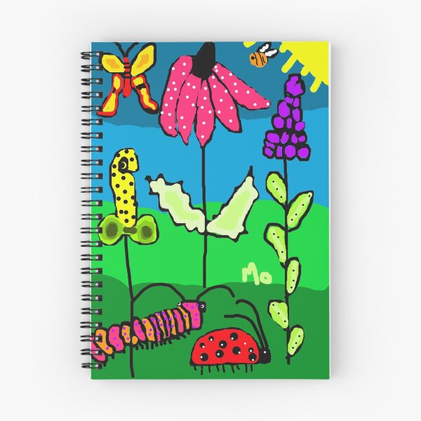 Item preview, Funky Fall Garden flowers Bugs designed and sold by Maureen Zaharie.