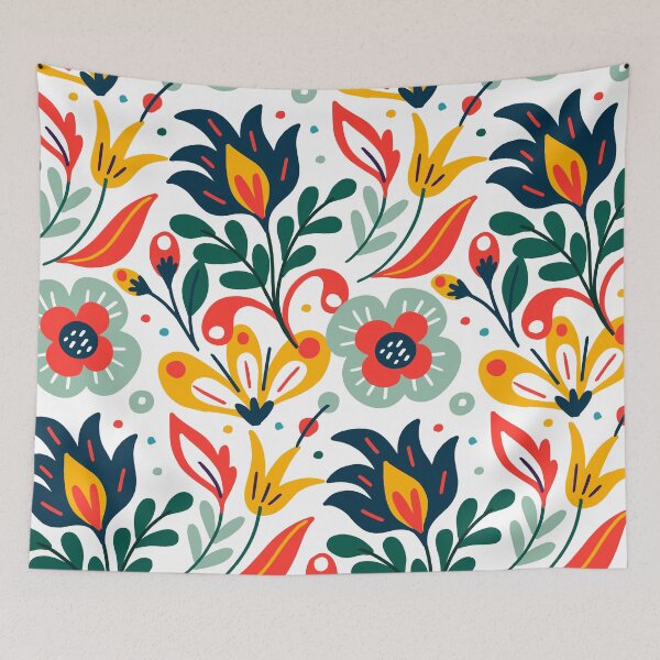Item preview, Colorful Flowers Seamless Pattern designed and sold by carson21n.