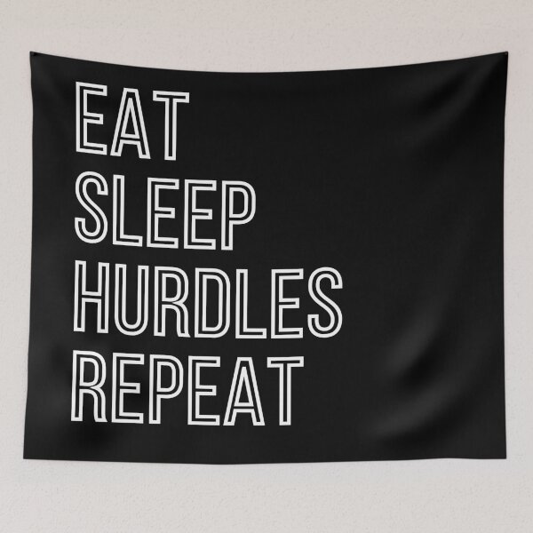 Item preview, Eat. Sleep. Hurdles. Repeat.  designed and sold by MargheritaLidia.