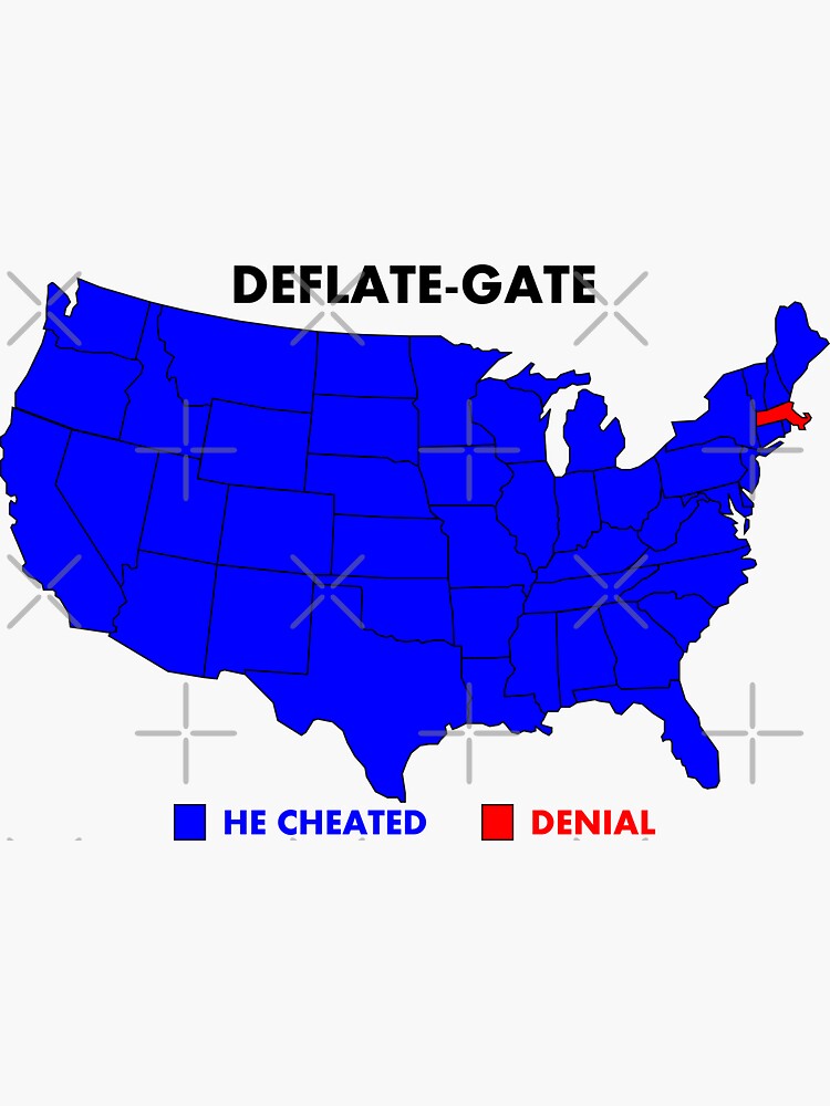Thumbnail 3 of 3, Sticker, Deflate-Gate Opinion Poll designed and sold by EthosWear.
